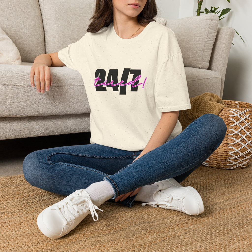 T-Shirt — "24/7 Tired" Graphic Tee