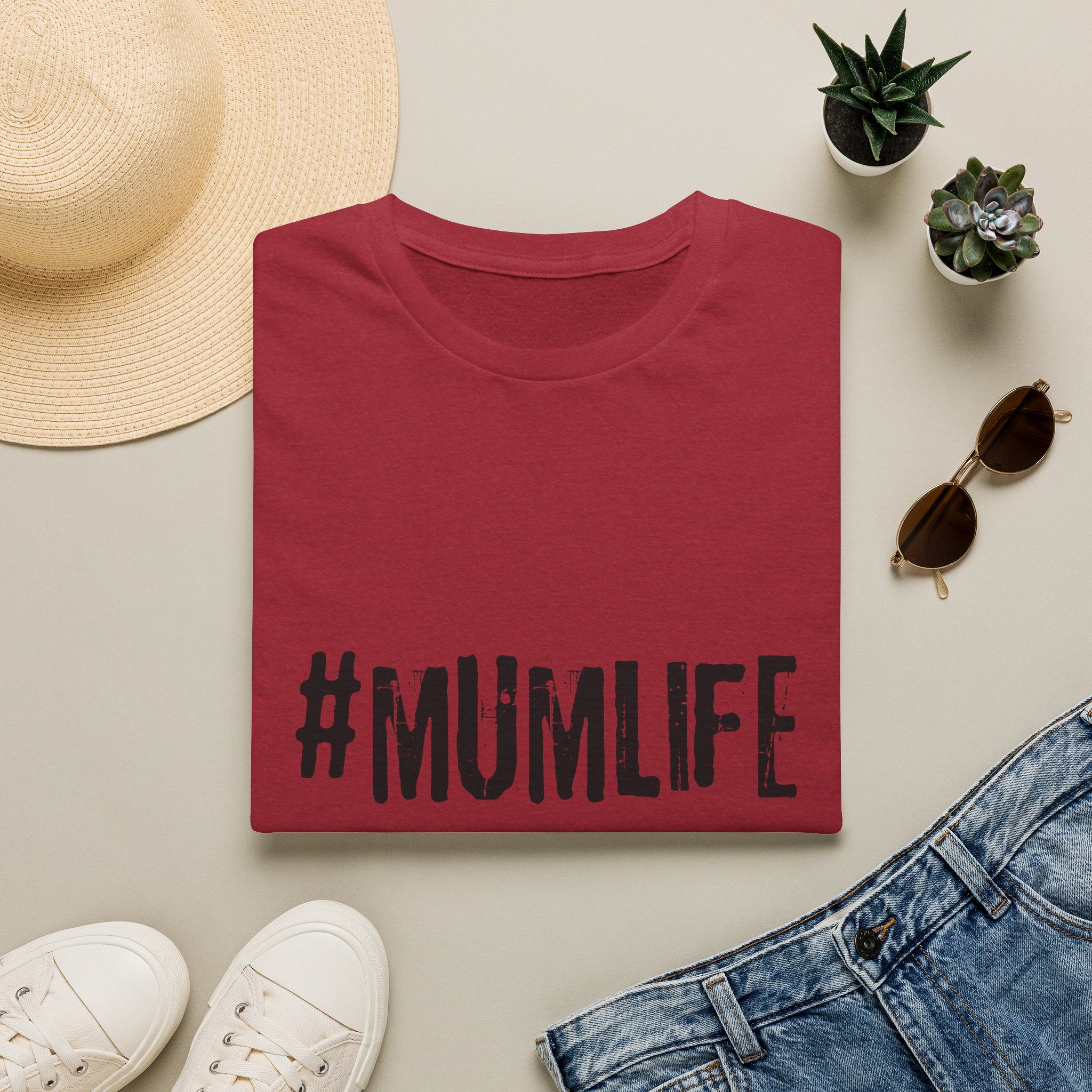 #MumLife T‑Shirt — Funny Mom Graphic Tee for Mother's Day & Everyday Wear