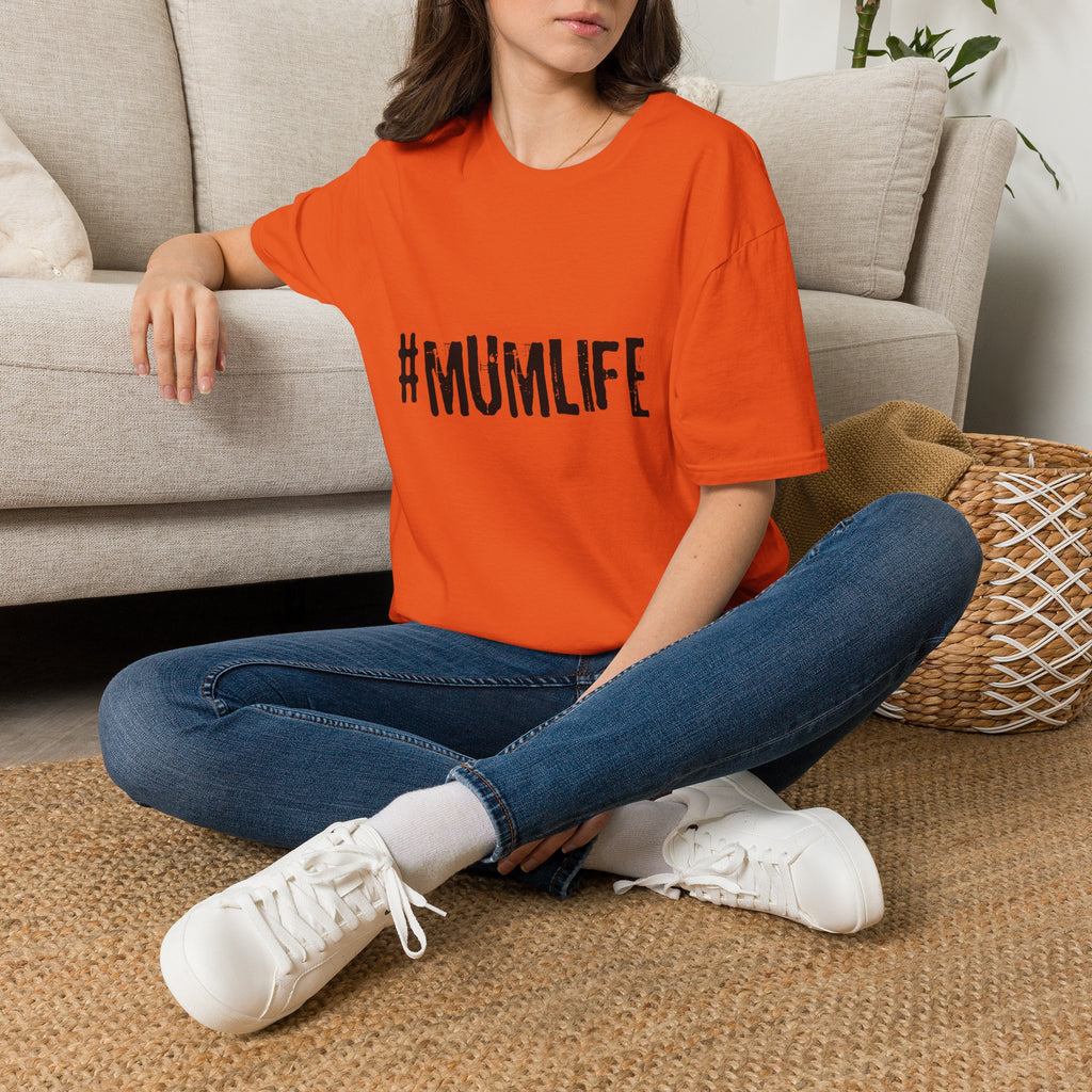 #MumLife T‑Shirt — Funny Mom Graphic Tee for Mother's Day & Everyday Wear