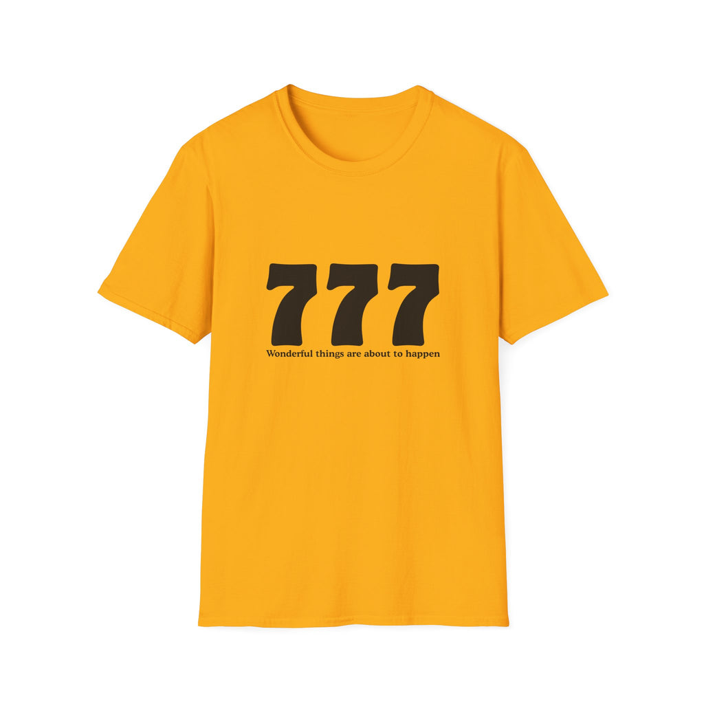 777 Lucky Number T-Shirt — Positive Vibes Graphic Tee