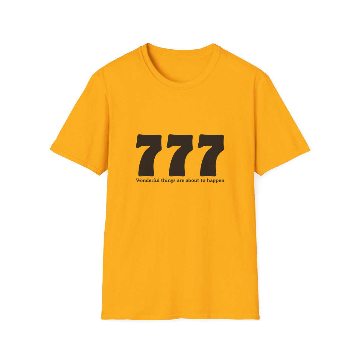 777 Lucky Number T-Shirt — Positive Vibes Graphic Tee