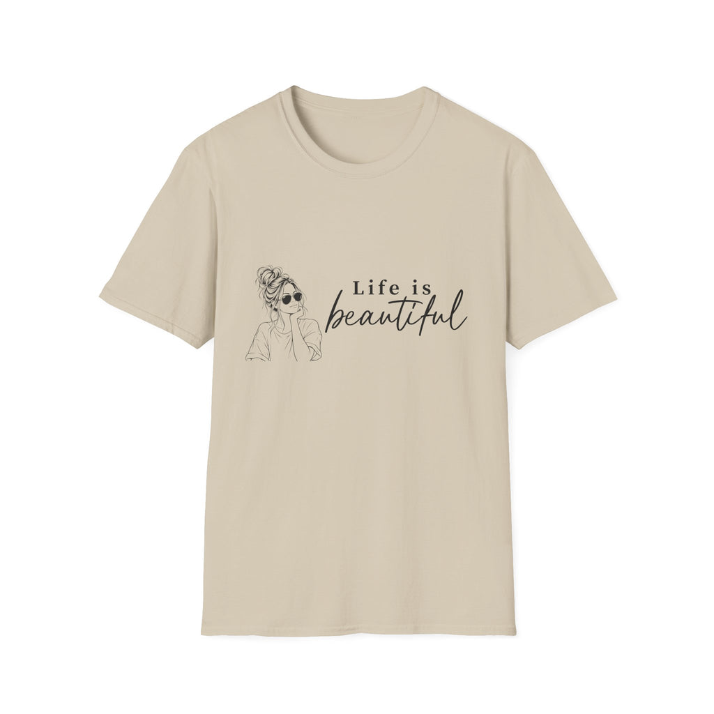 Life Is Beautiful Tee — Woman Graphic T‑Shirt
