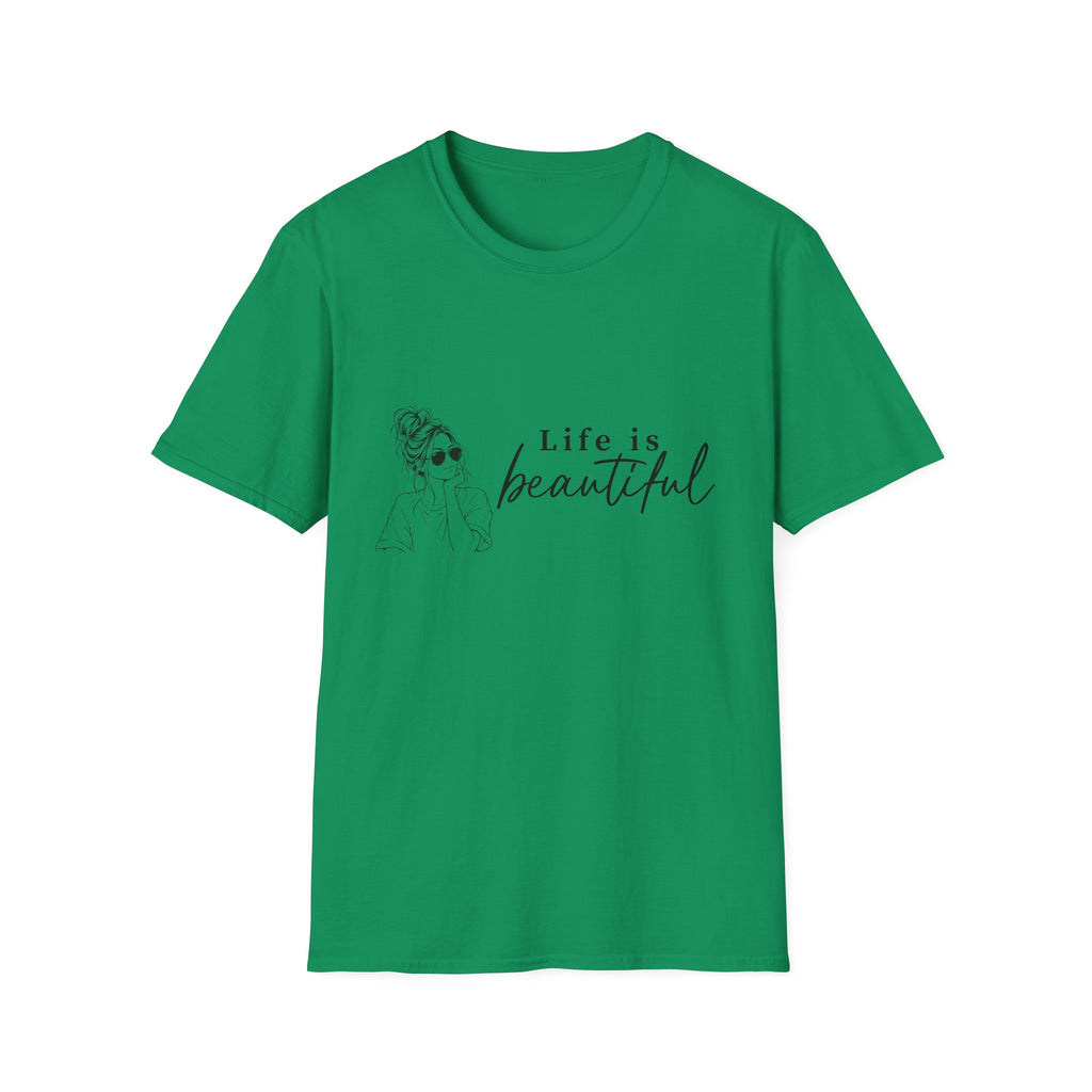 Life Is Beautiful Tee — Woman Graphic T‑Shirt