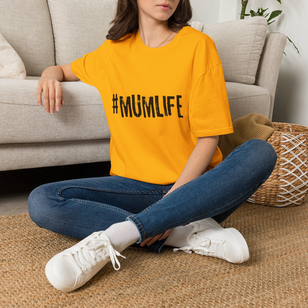 #MumLife T‑Shirt — Funny Mom Graphic Tee for Mother's Day & Everyday Wear