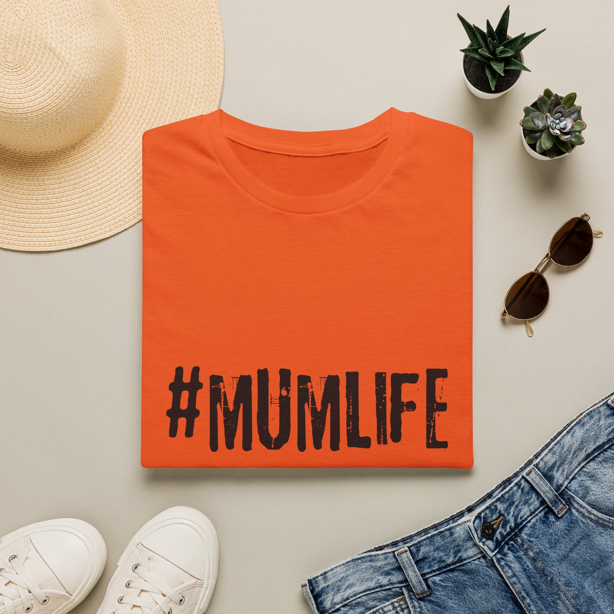 #MumLife T‑Shirt — Funny Mom Graphic Tee for Mother's Day & Everyday Wear