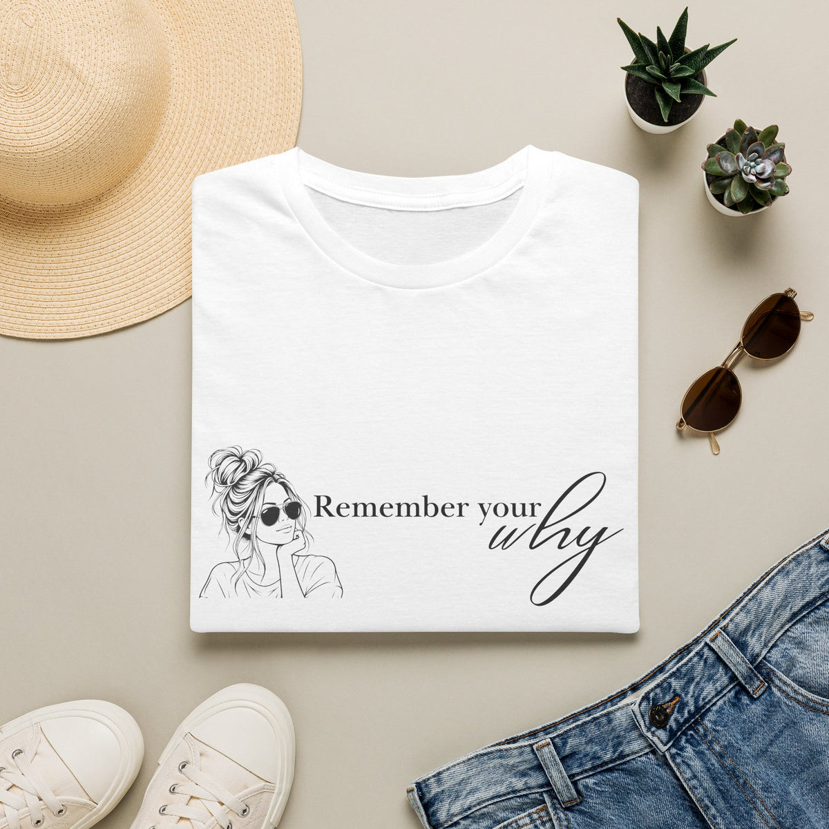 Remember Your Why T-Shirt — Inspirational Graphic Tee