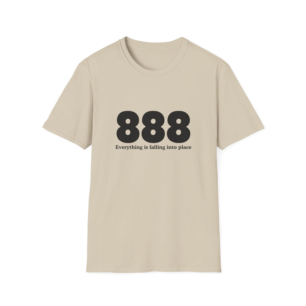 888 T-Shirt — "Everything is falling into place" Inspirational Numerology Tee