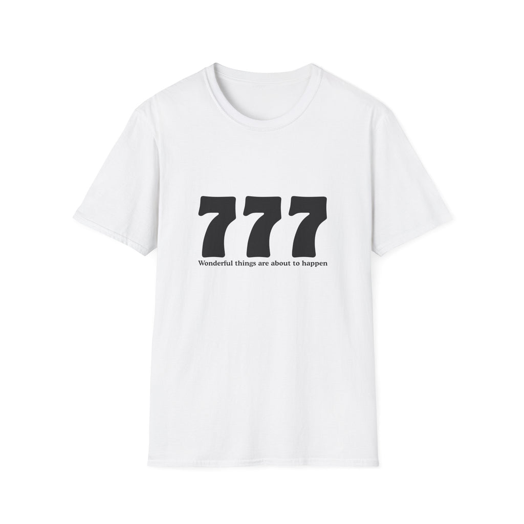 777 Lucky Number T-Shirt — Positive Vibes Graphic Tee