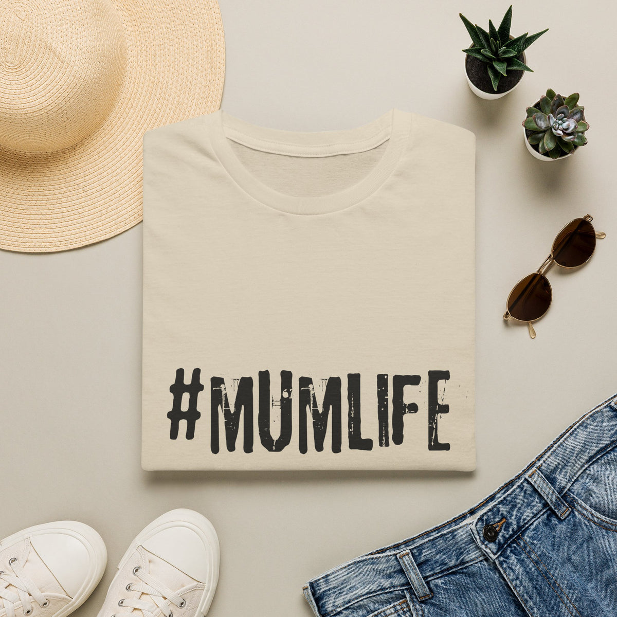 #MumLife T‑Shirt — Funny Mom Graphic Tee for Mother's Day & Everyday Wear