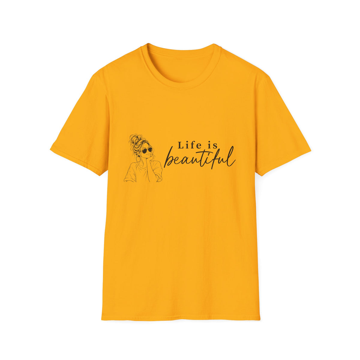 Life Is Beautiful Tee — Woman Graphic T‑Shirt