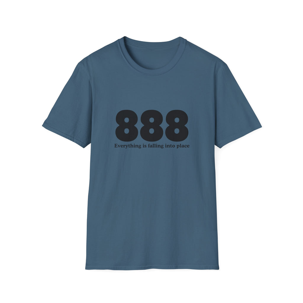 888 T-Shirt — "Everything is falling into place" Inspirational Numerology Tee