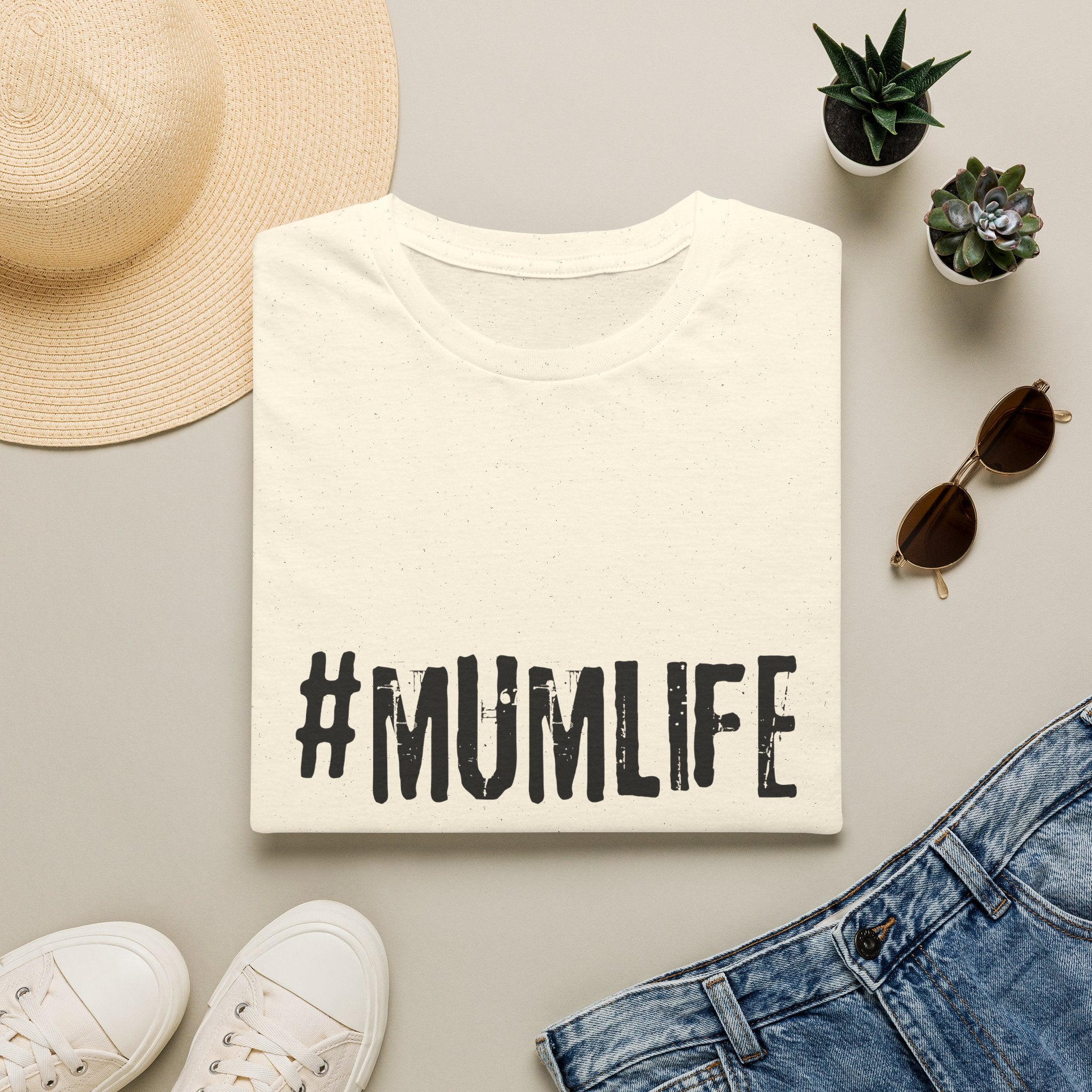 #MumLife T‑Shirt — Funny Mom Graphic Tee for Mother's Day & Everyday Wear