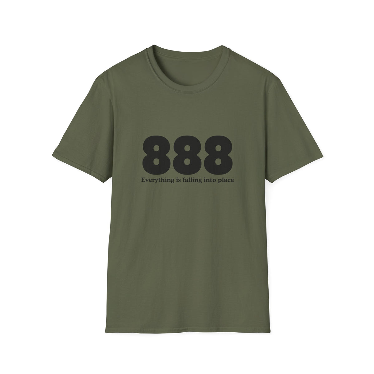 888 T-Shirt — "Everything is falling into place" Inspirational Numerology Tee
