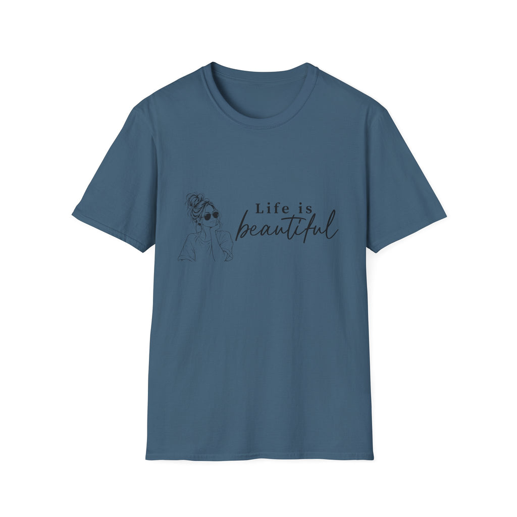 Life Is Beautiful Tee — Woman Graphic T‑Shirt