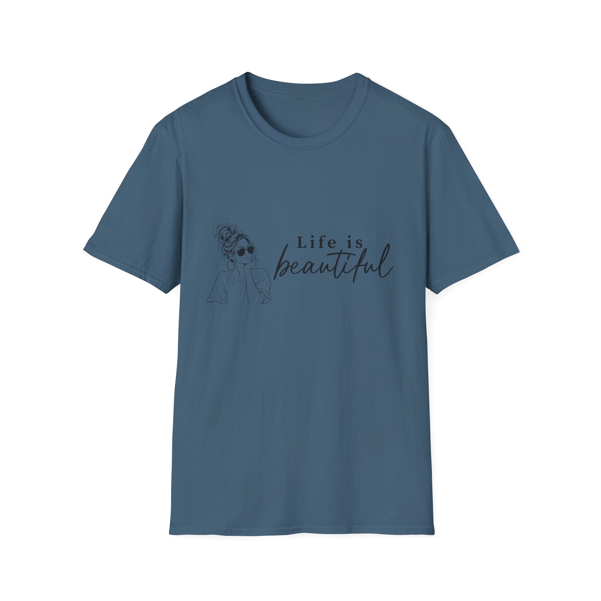 Life Is Beautiful Tee — Woman Graphic T‑Shirt