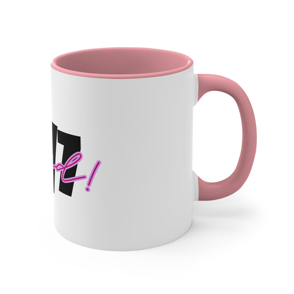 24/7 Tired Coffee Mug — Retro Script Accent 11oz