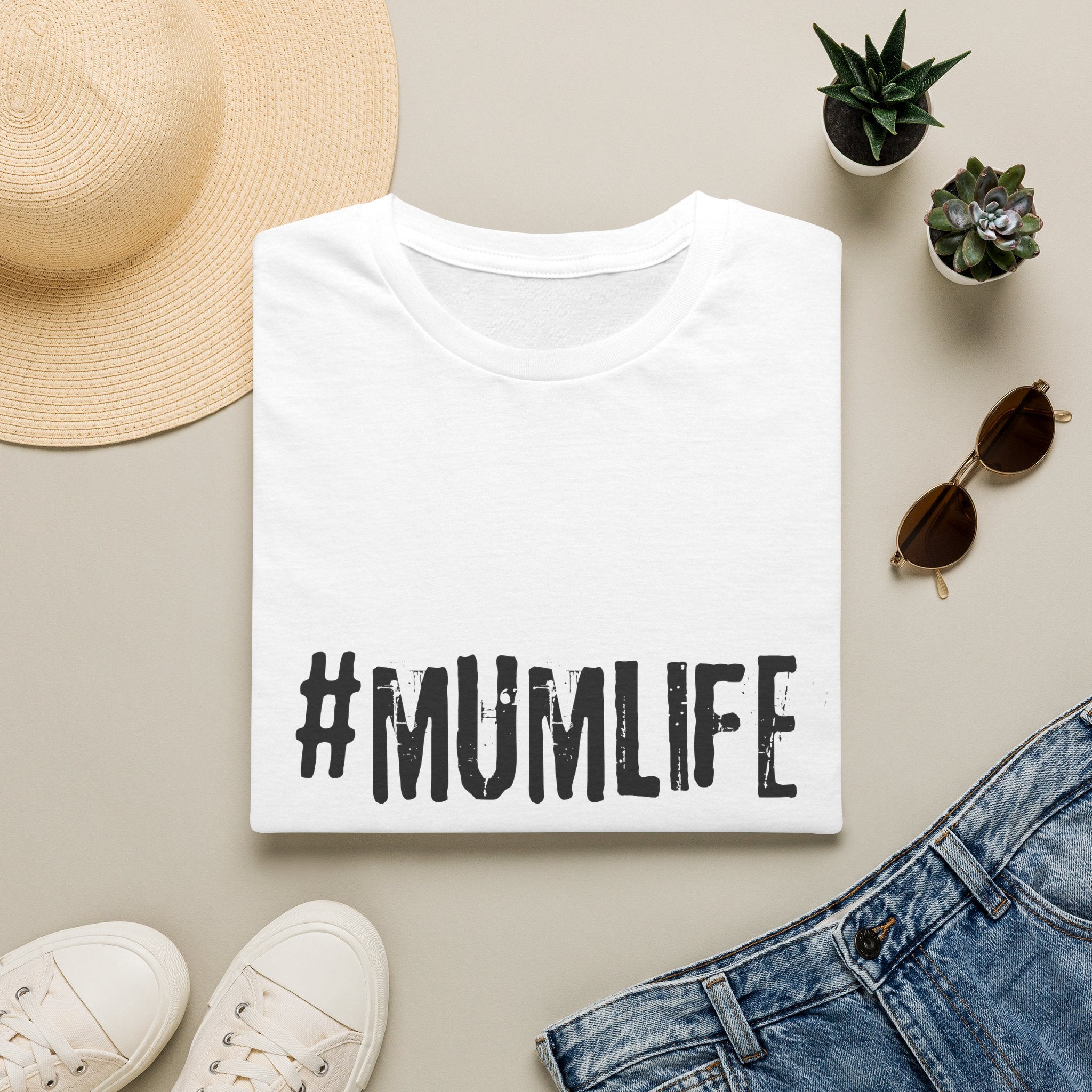 #MumLife T‑Shirt — Funny Mom Graphic Tee for Mother's Day & Everyday Wear