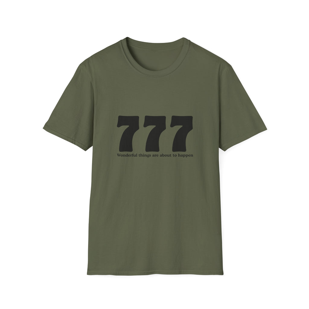 777 Lucky Number T-Shirt — Positive Vibes Graphic Tee