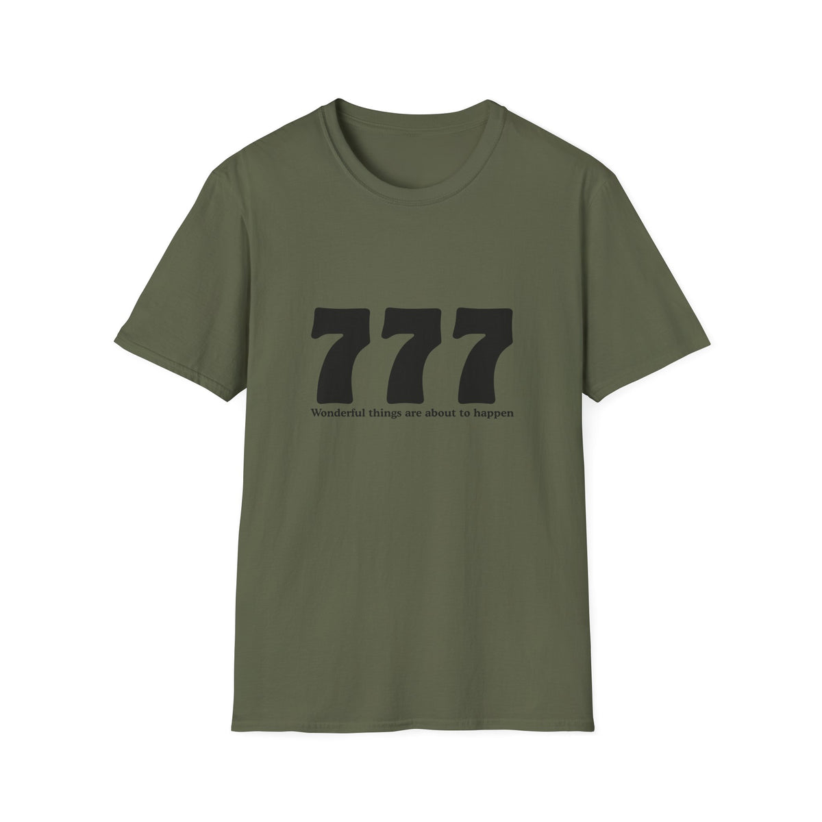 777 Lucky Number T-Shirt — Positive Vibes Graphic Tee
