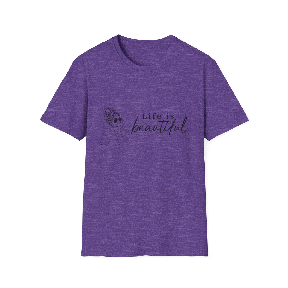 Life Is Beautiful Tee — Woman Graphic T‑Shirt