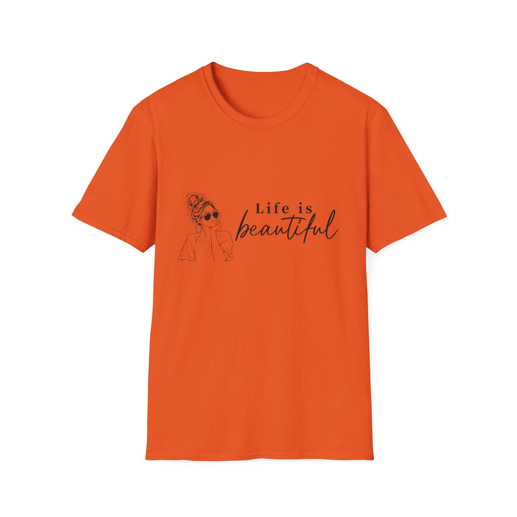 Life Is Beautiful Tee — Woman Graphic T‑Shirt