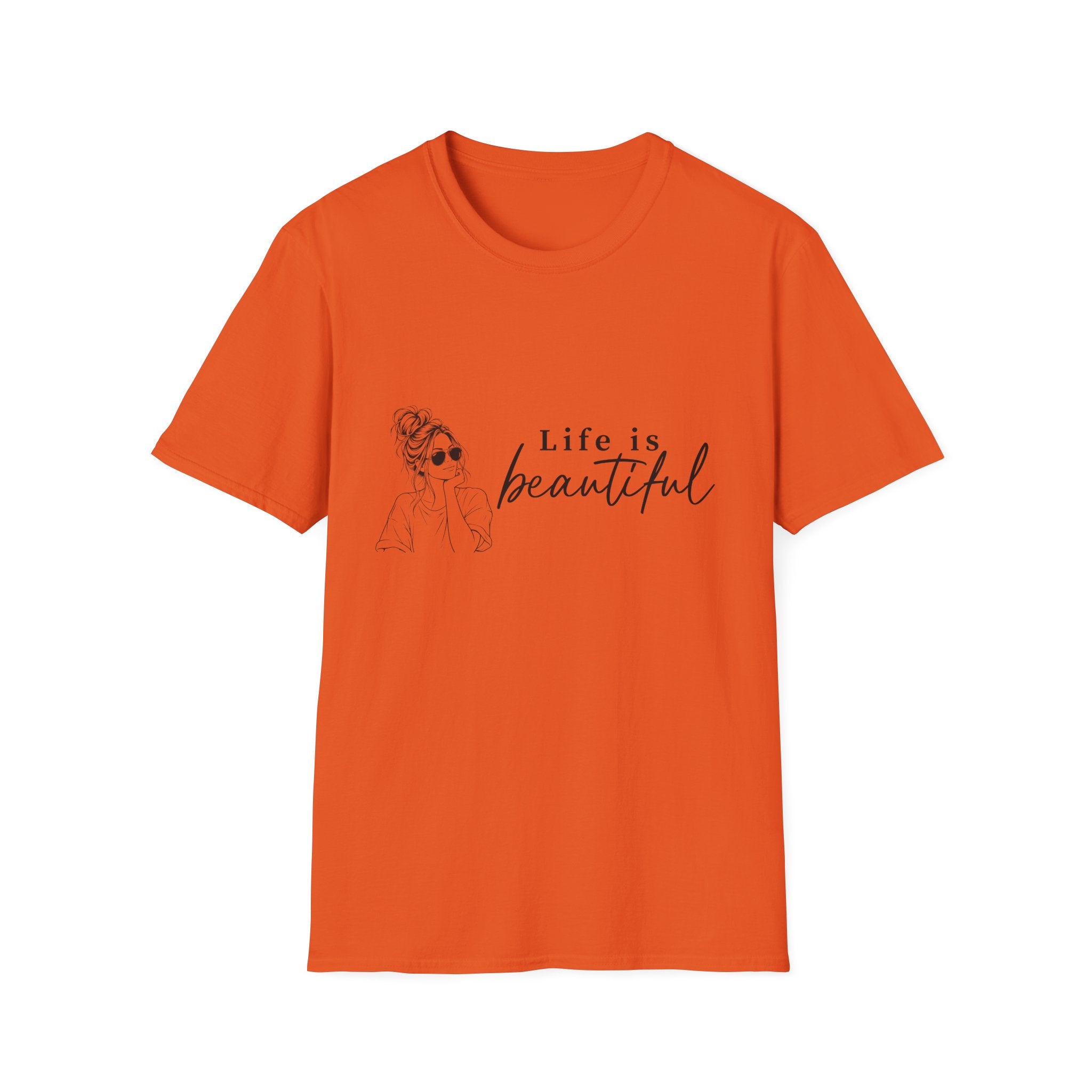 Life Is Beautiful Tee — Woman Graphic T‑Shirt