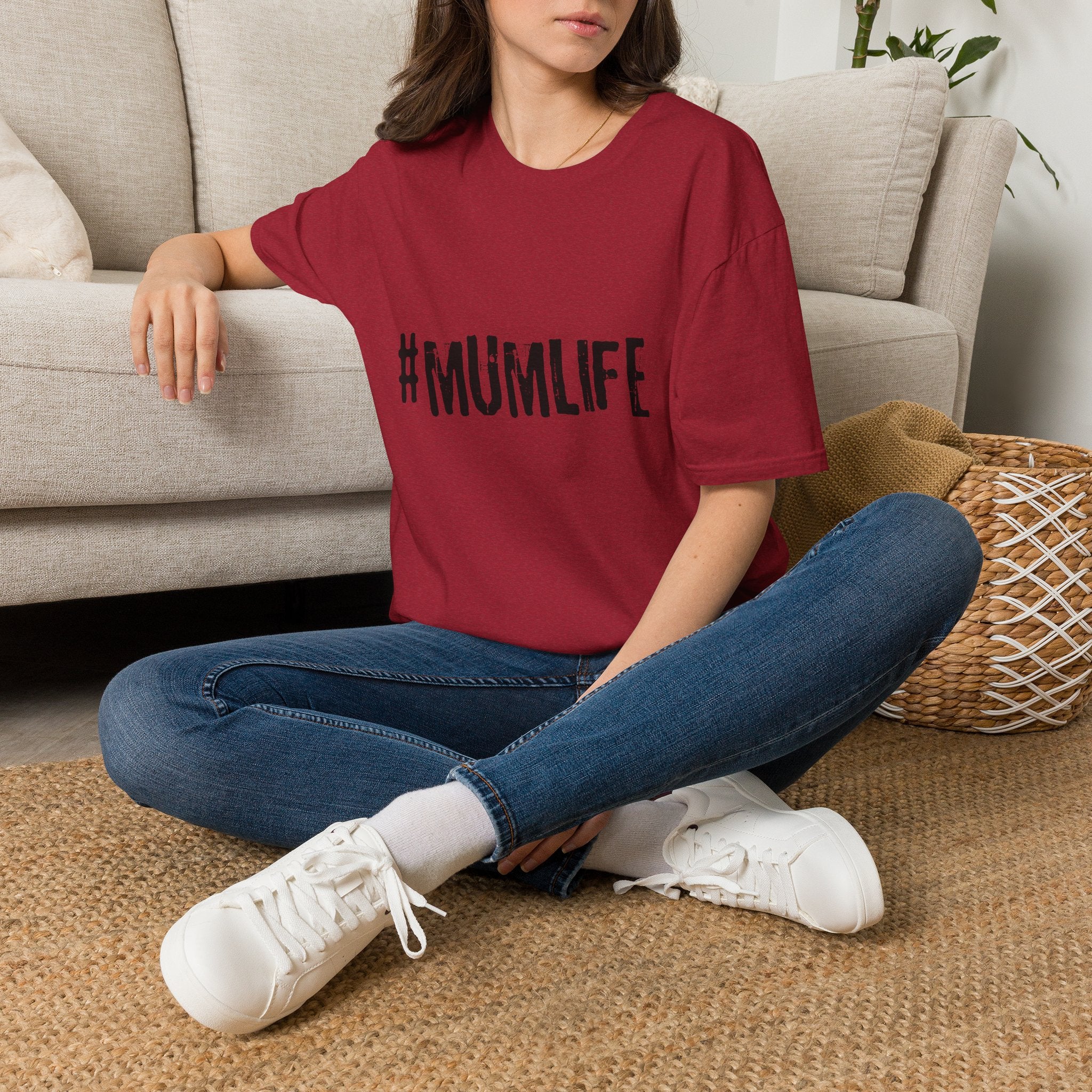 #MumLife T‑Shirt — Funny Mom Graphic Tee for Mother's Day & Everyday Wear