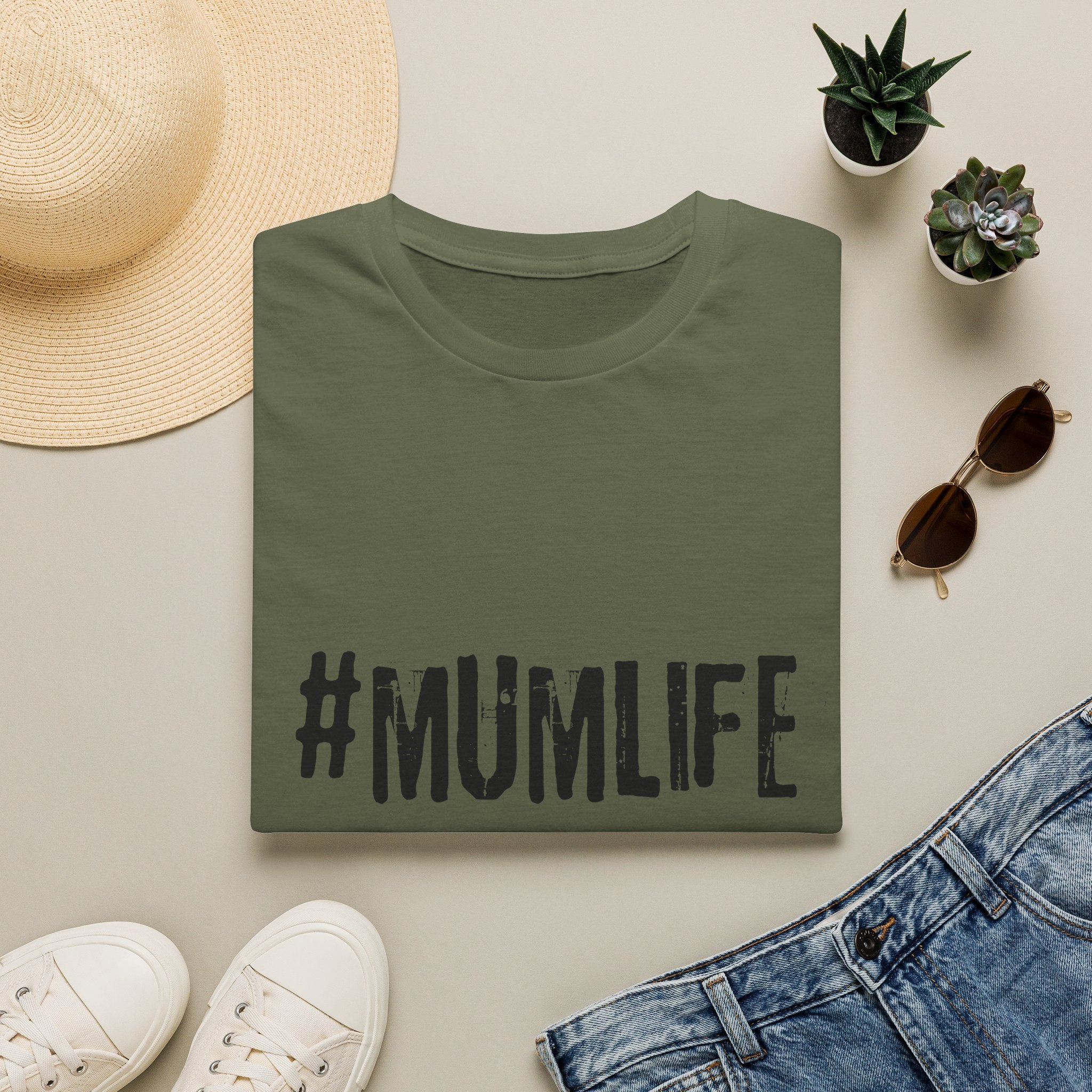 #MumLife T‑Shirt — Funny Mom Graphic Tee for Mother's Day & Everyday Wear
