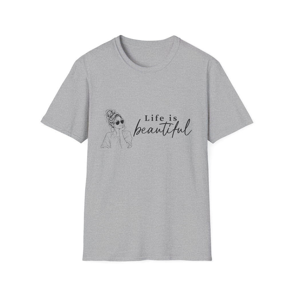 Life Is Beautiful Tee — Woman Graphic T‑Shirt