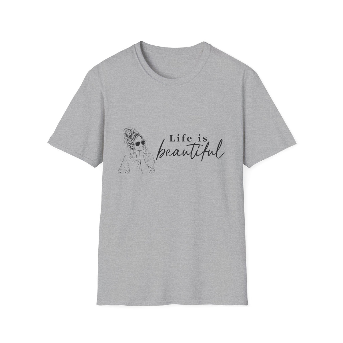 Life Is Beautiful Tee — Woman Graphic T‑Shirt