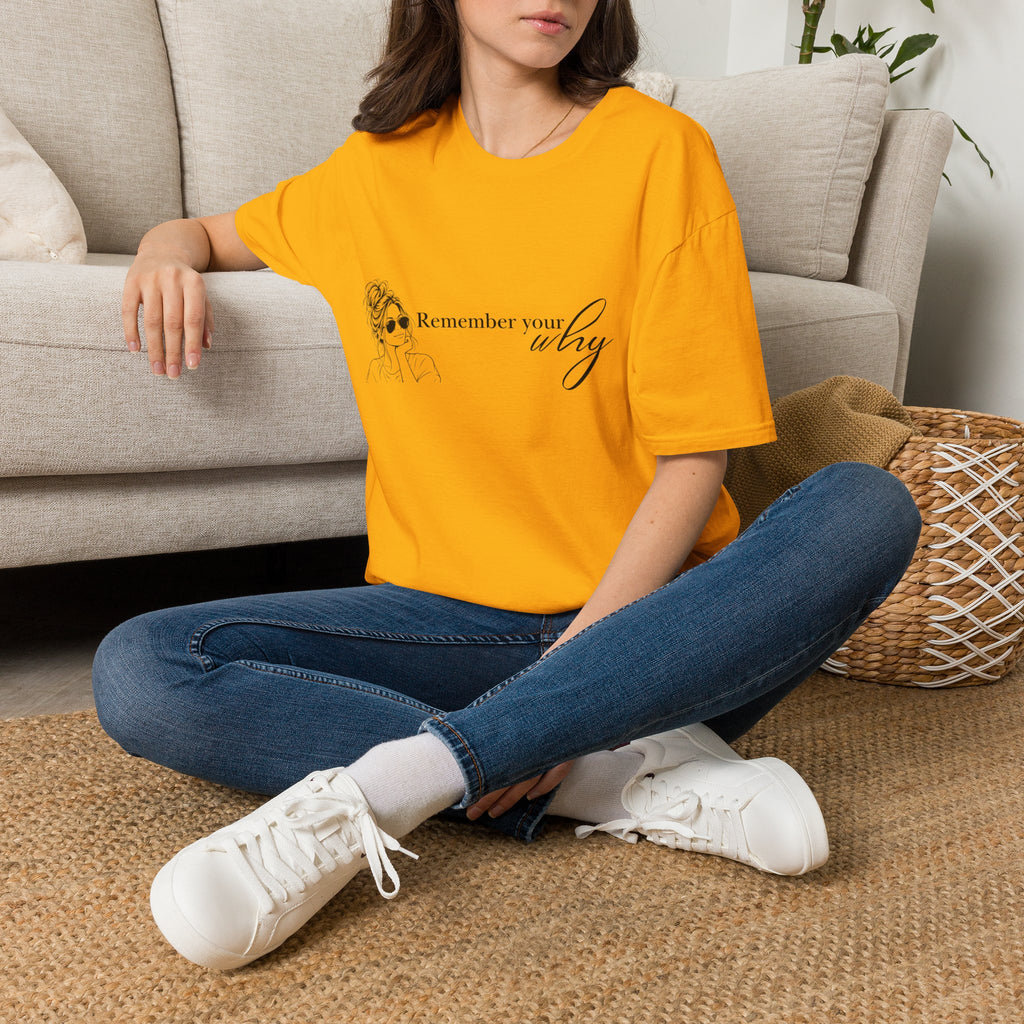 Remember Your Why T-Shirt — Inspirational Graphic Tee