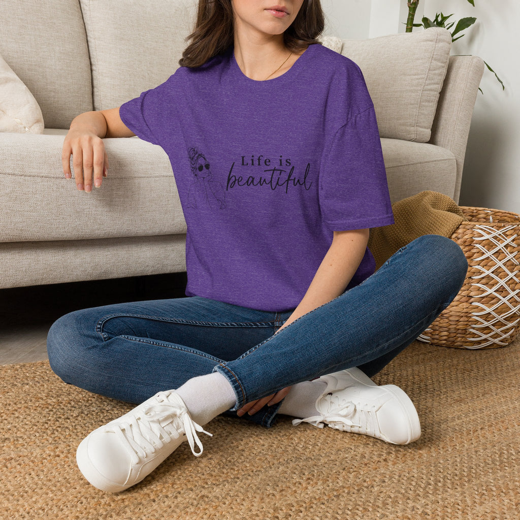 Life Is Beautiful Tee — Woman Graphic T‑Shirt