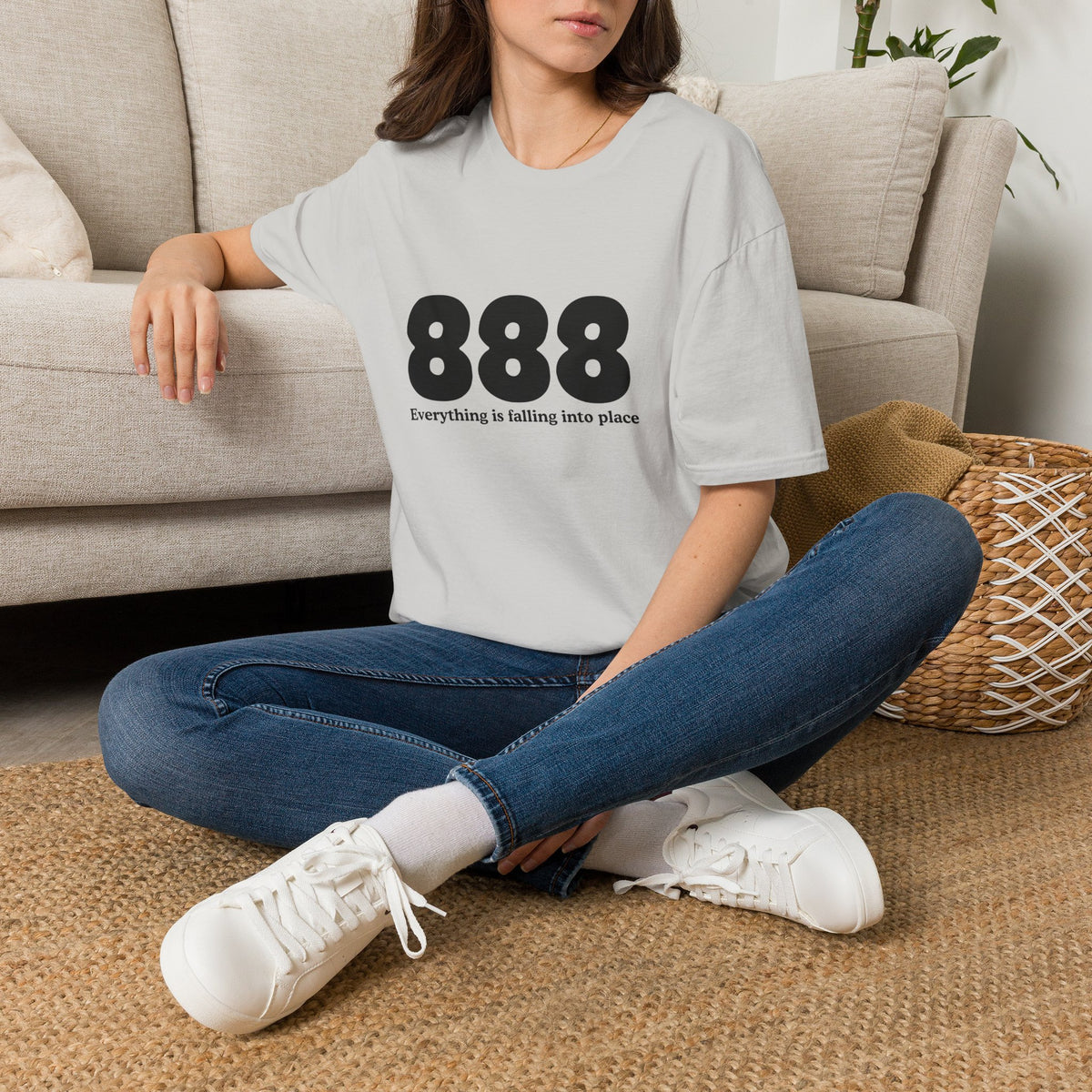 888 T-Shirt — "Everything is falling into place" Inspirational Numerology Tee