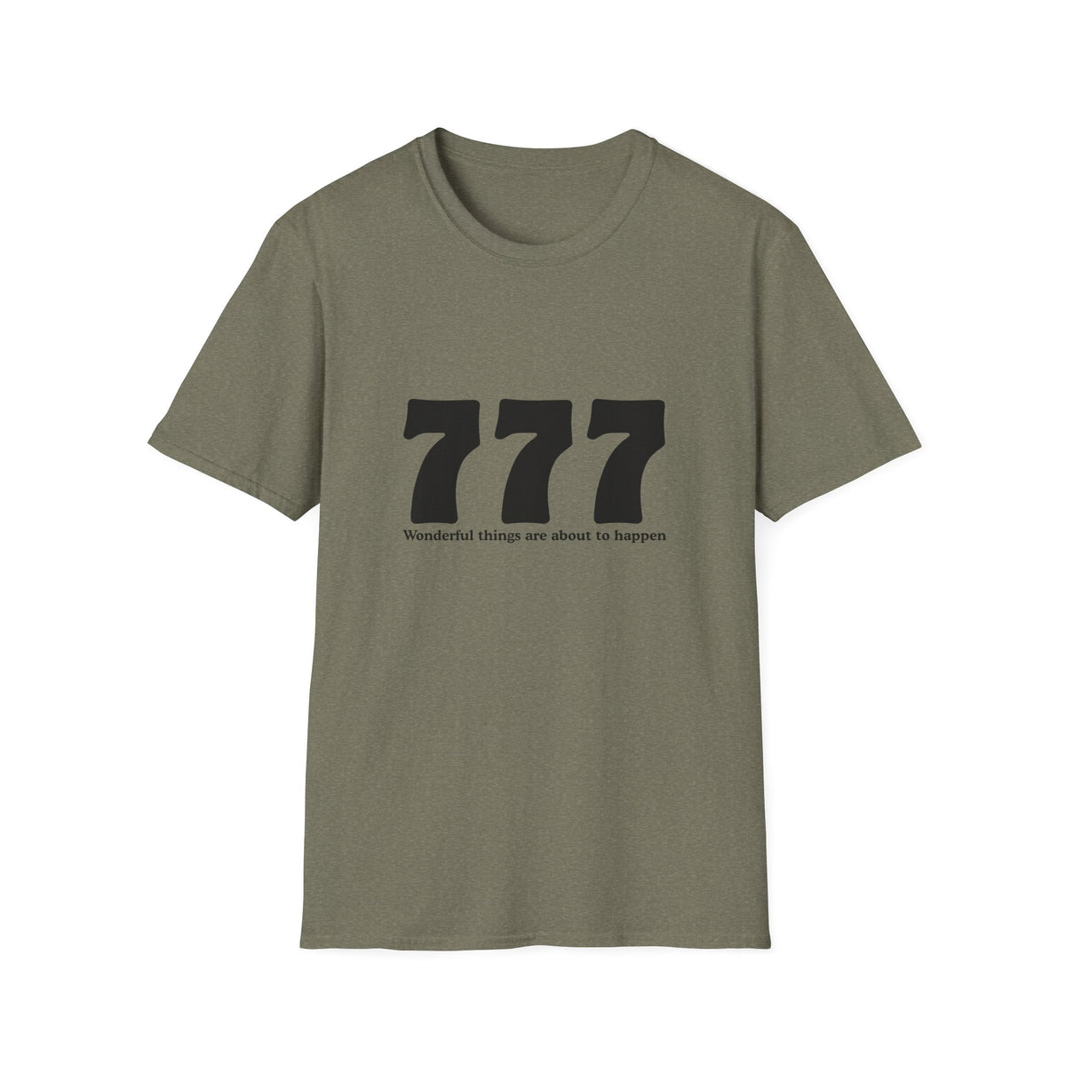 777 Lucky Number T-Shirt — Positive Vibes Graphic Tee