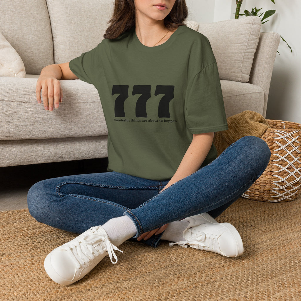 777 Lucky Number T-Shirt — Positive Vibes Graphic Tee
