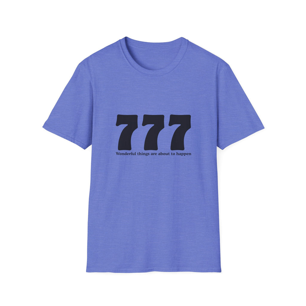 777 Lucky Number T-Shirt — Positive Vibes Graphic Tee