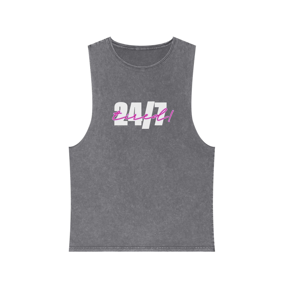 Tank Top — 24/7 Tired Retro Stonewash Muscle Tank