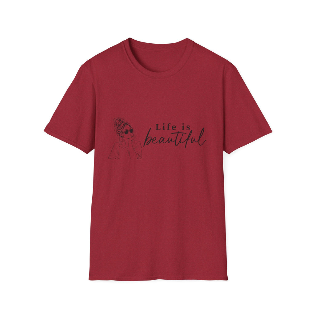 Life Is Beautiful Tee — Woman Graphic T‑Shirt