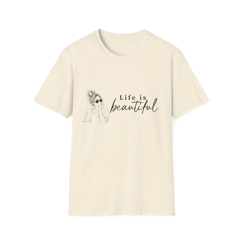 Life Is Beautiful Tee — Woman Graphic T‑Shirt