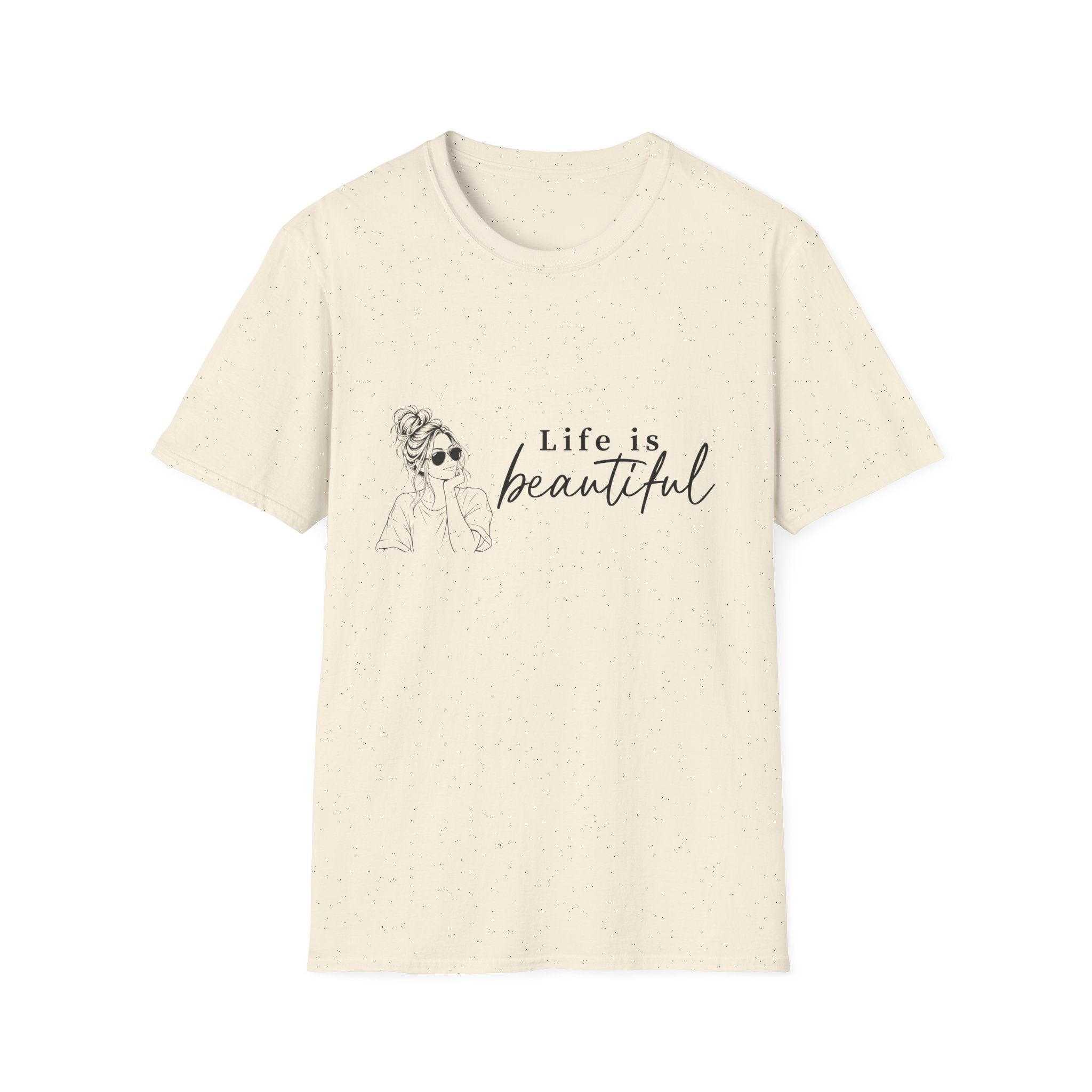 Life Is Beautiful Tee — Woman Graphic T‑Shirt