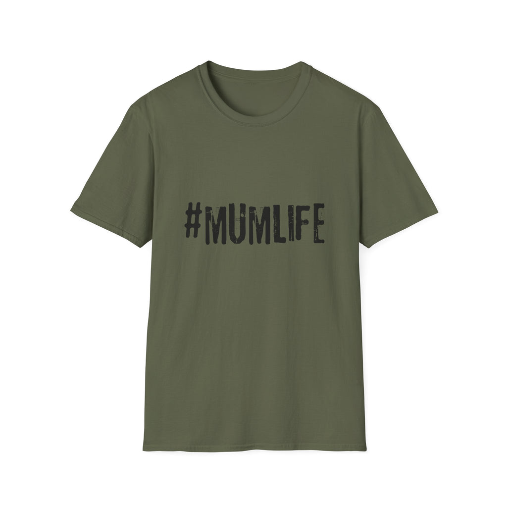 #MumLife T‑Shirt — Funny Mom Graphic Tee for Mother's Day & Everyday Wear
